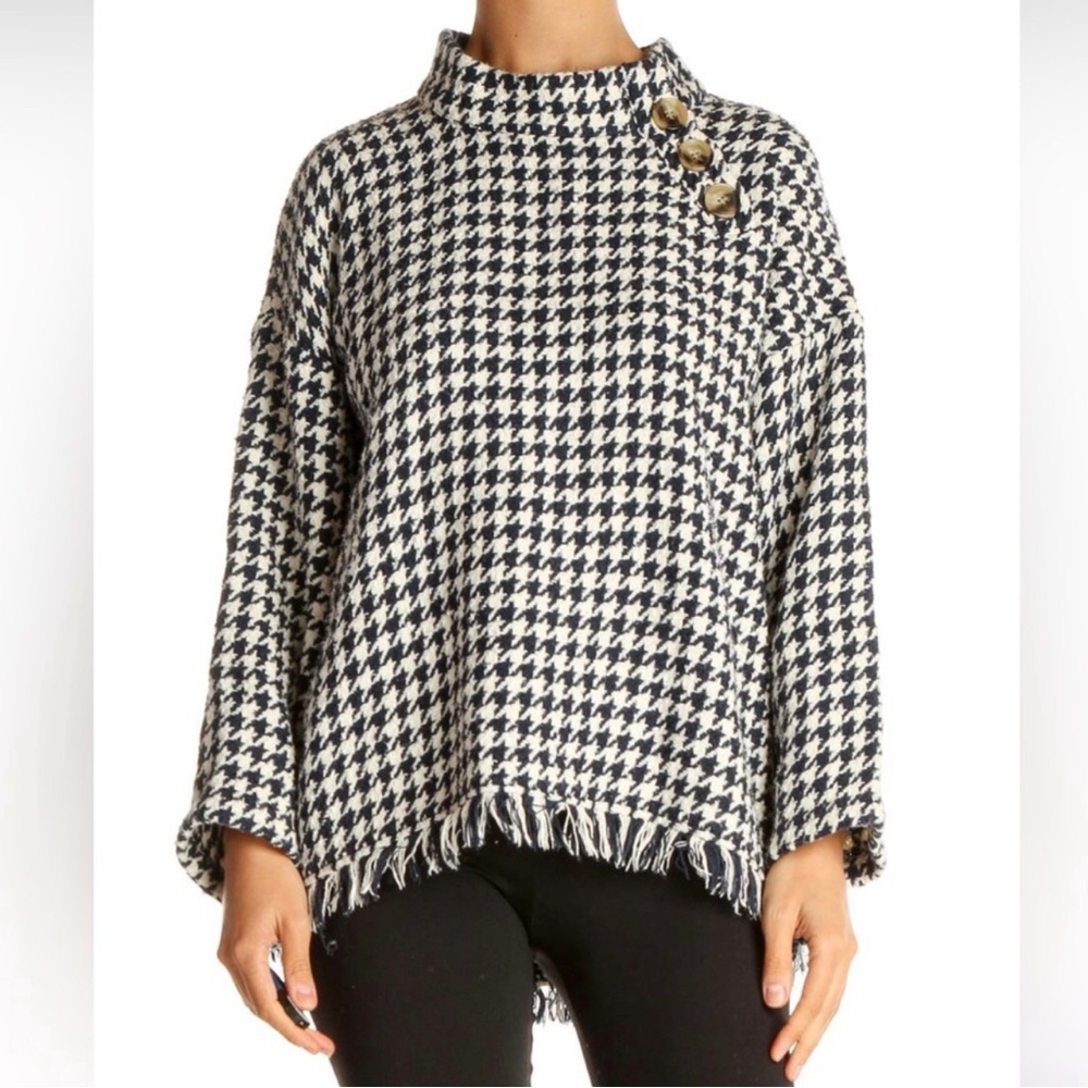 [ZARA] Houndstooth Retro Sweater